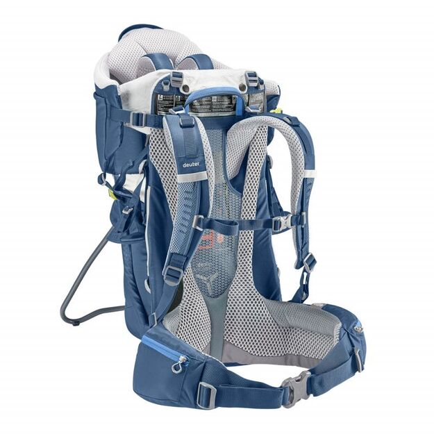 Deuter Kid Comfort Midnight patogi ir saugi vaikiška nešioklė 7