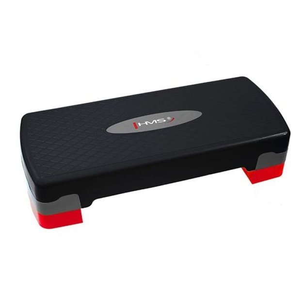HMS AS003 aerobikos step platforma, juoda/pilka