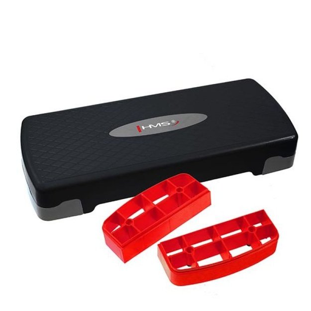 HMS AS003 aerobikos step platforma, juoda/pilka