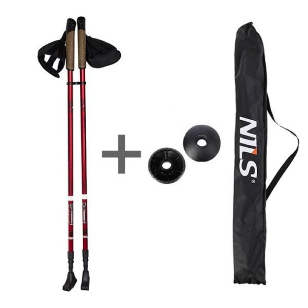 Nils Extreme NW802 šiaurietiško ėjimo lazdos, 86–140 cm