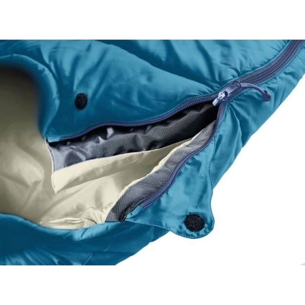 Deuter Little Star vaikiškas mumijos formos miegmaišis (95–130 cm), bangų mėlynos ir smėlio spalvos