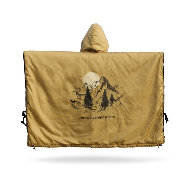 „Offlander“ plonas pončas su USB šildymu 5