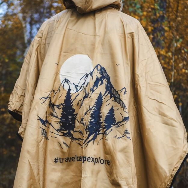 „Offlander“ plonas pončas su USB šildymu 16