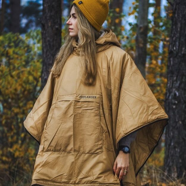 „Offlander“ plonas pončas su USB šildymu 6