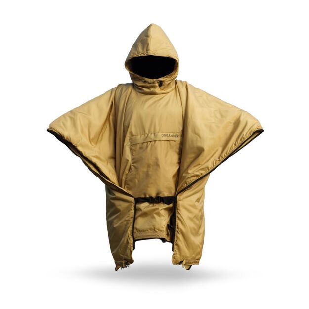 „Offlander“ plonas pončas su USB šildymu 26