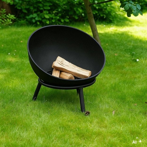HEAT KAPPA GARDEN FIRE PIT Ø60 BLACK