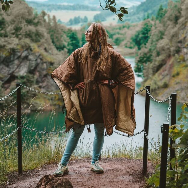 Offlander šildomas camping pončas 5