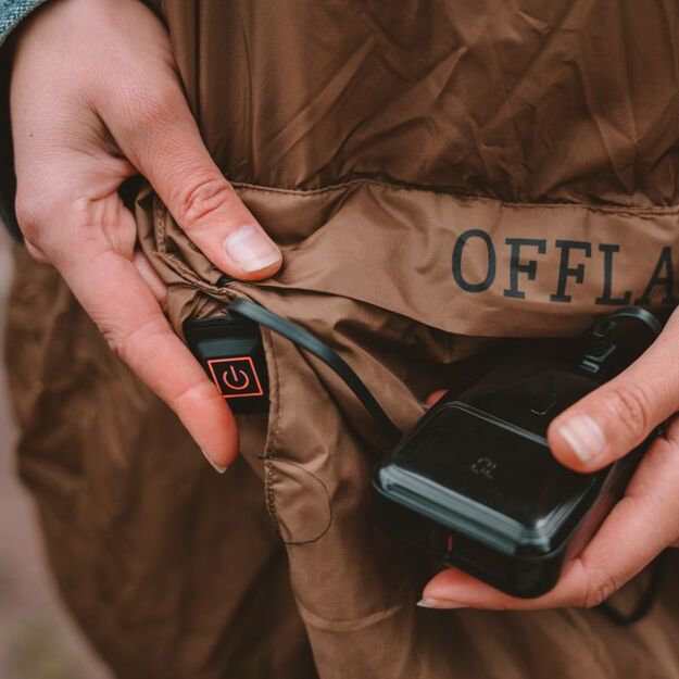 Offlander šildomas camping pončas 7