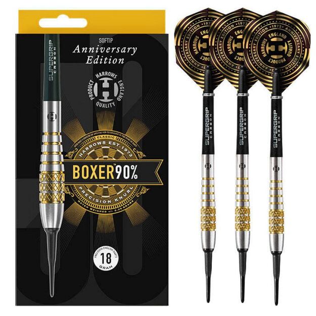 Harrows Boxer Parallel 90% 50th Anniversary Edition smiginio strėlytės