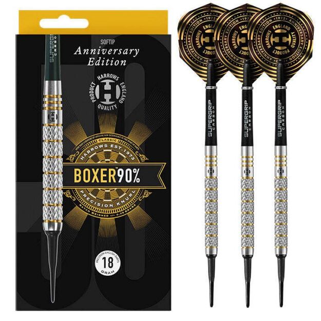 Harrows Boxer Parallel 90% 50th Anniversary Edition smiginio strėlytės
