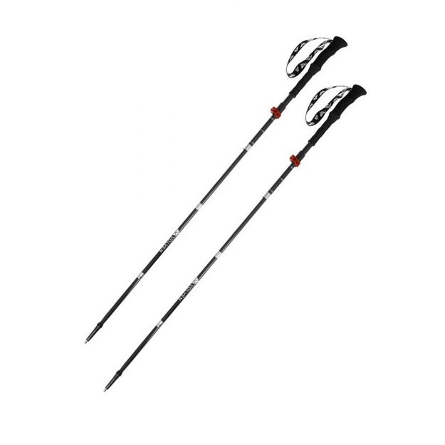 Volven Expert Carbon trekingo lazdos, raudonos