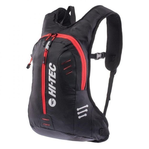 Hi-Tec Ivo sportinė kuprinė, 8 l, raudona ir juoda