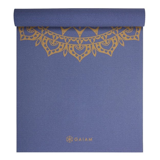Gaiam Marrakesh jogos kilimėlis, 5 mm, tamsiai mėlynas