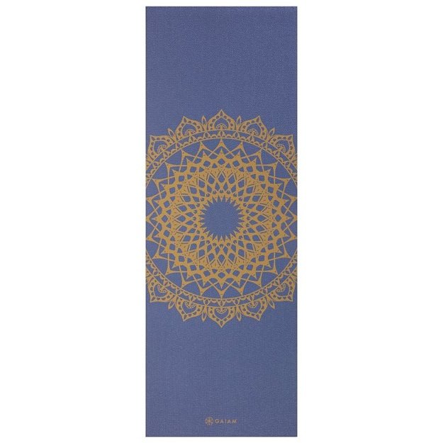 Gaiam Marrakesh jogos kilimėlis, 5 mm, tamsiai mėlynas