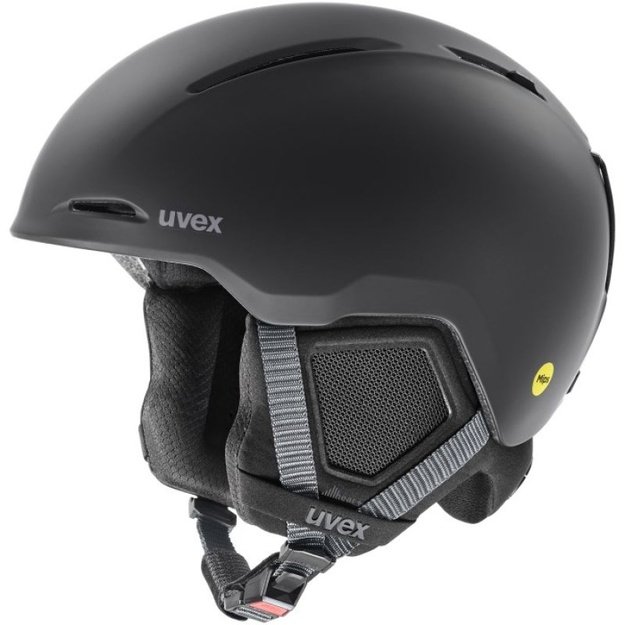 Uvex Monte LT MIPS slidinėjimo šalmas, 59–63 cm, juodas matinis