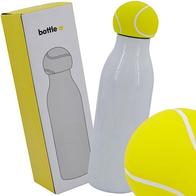 Stamina termo gertuvė su teniso kamuoliuko kamšteliu, 550 ml, balta