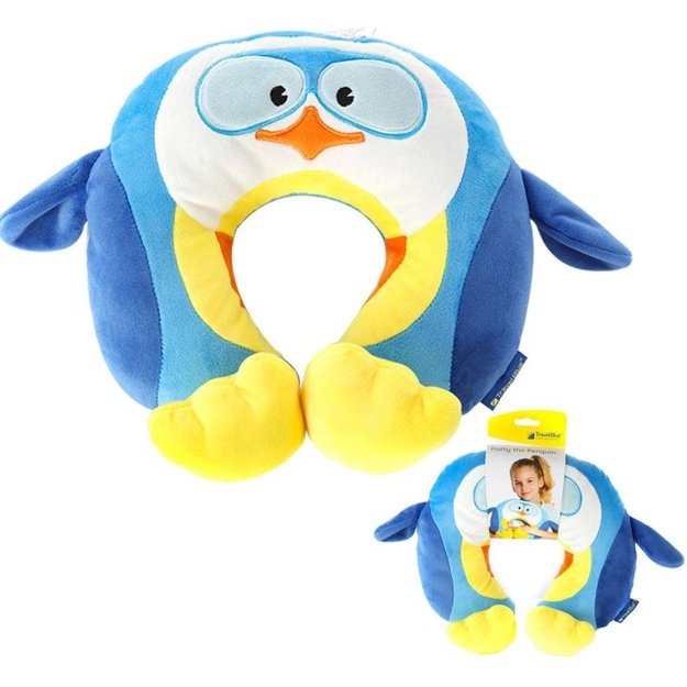 Travel Blue vaikiška kelioninė pagalvė Pingvinas Puffy
