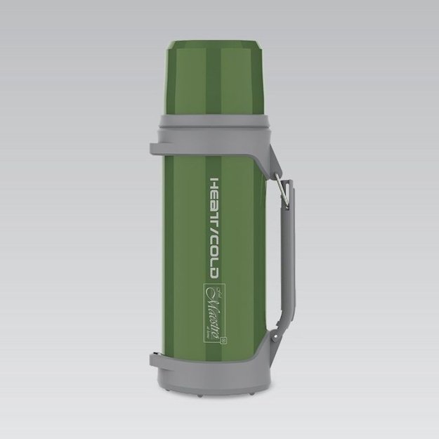 Maestro termosas su rankenėle, 1,5 l, žalias