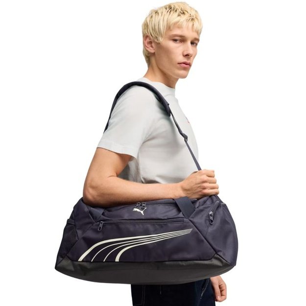 Puma Fundamental Small sportinis krepšys, 34 l, tamsiai mėlynas