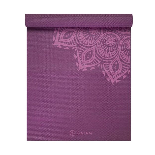 Yoga Mandala Purple Mandala 6mm GAIAM 62202    jogos kilimėlis 3