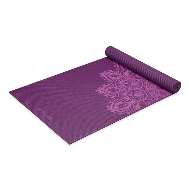 Yoga Mandala Purple Mandala 6mm GAIAM 62202    jogos kilimėlis 4