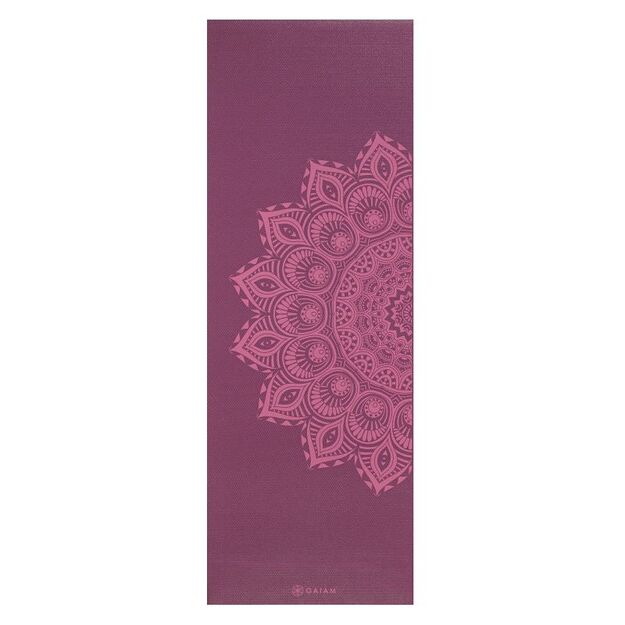 Yoga Mandala Purple Mandala 6mm GAIAM 62202    jogos kilimėlis 2