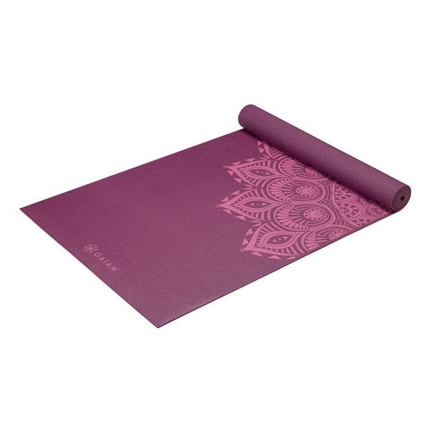 Yoga Mandala Purple Mandala 6mm GAIAM 62202    jogos kilimėlis 1