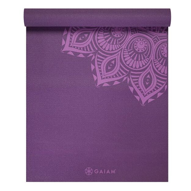 Yoga Mandala Purple Mandala 6mm GAIAM 62202    jogos kilimėlis 5