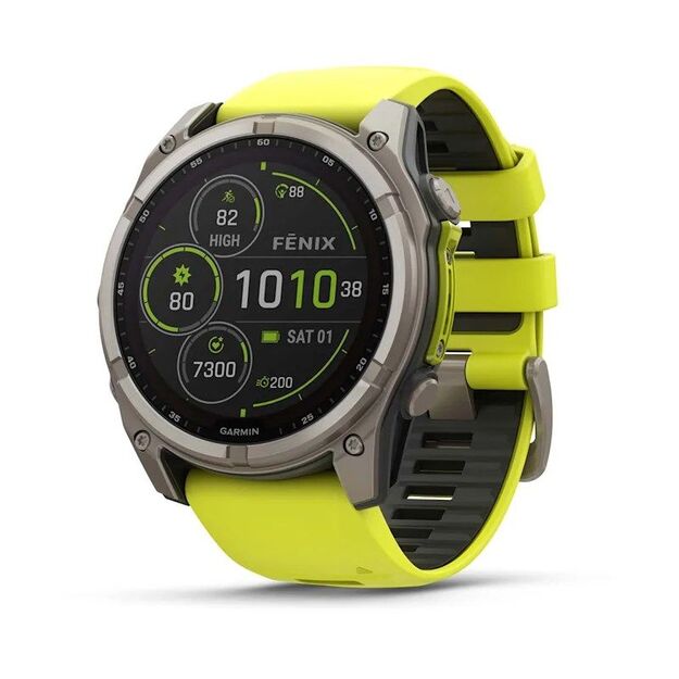 Garmin Fenix 8 Solar Sapphire Titanium sportinis GPS laikrodis