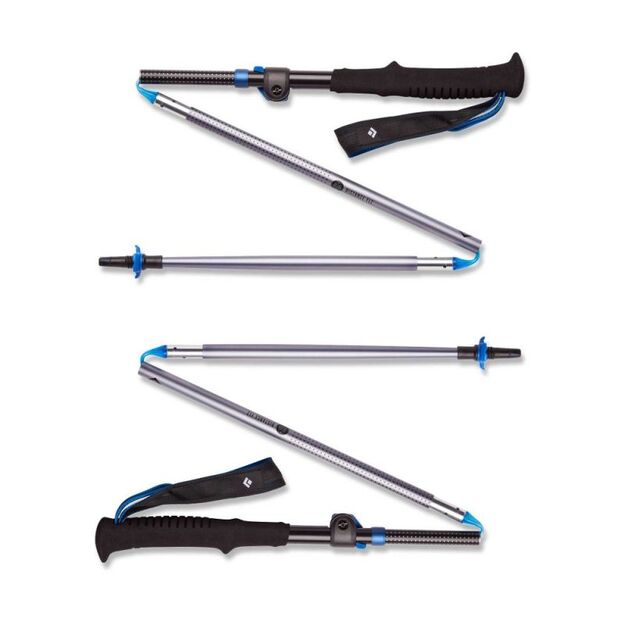 Black Diamond DISTANCE FLZ PEWTER trekingo lazdos 