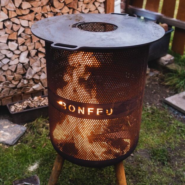 „BonFeu BonVes 45“ Corten plieno lauko židinys 5