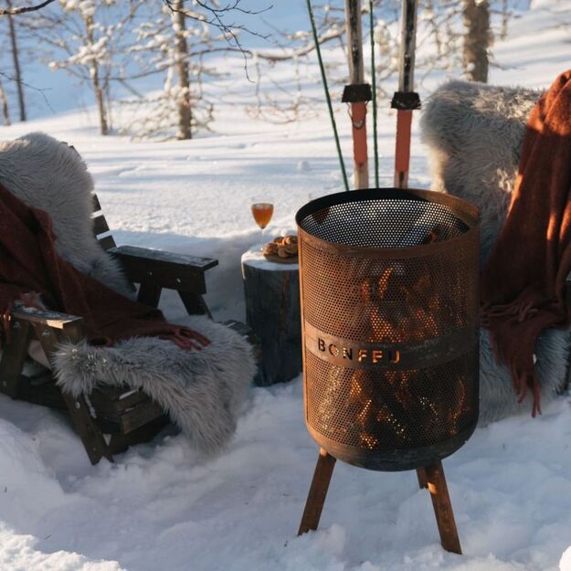 „BonFeu BonVes 45“ Corten plieno lauko židinys 4