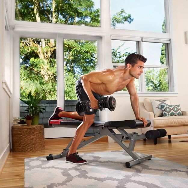 Bowflex SelectTech 1090i – reguliuojami hanteliai namams 7