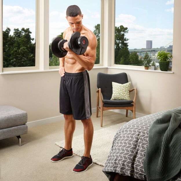 Bowflex SelectTech 1090i – reguliuojami hanteliai namams 3