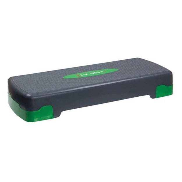 HMS AS003 aerobikos step platforma, žalia/pilka