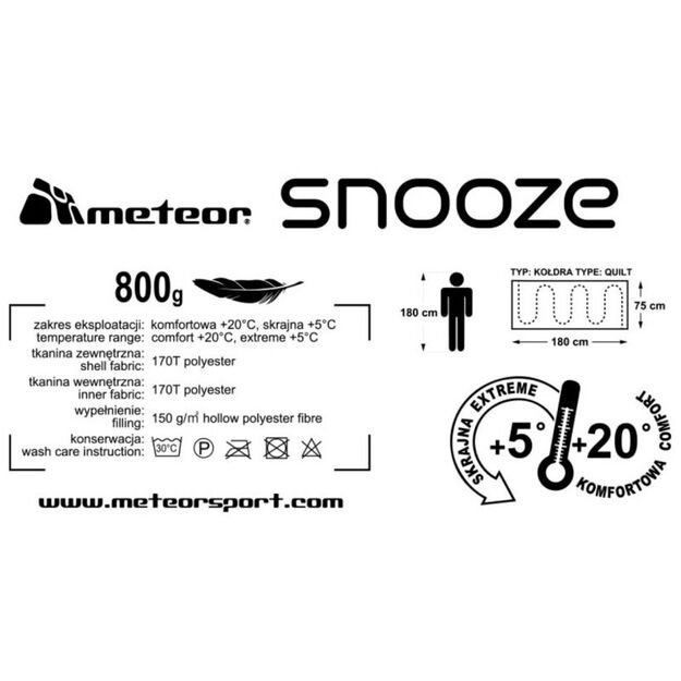 Meteor Snooze 16943 miegmaišis