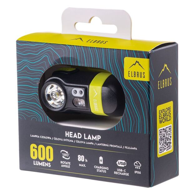 Galvos lempa Elbrus Nova Light 600 92800553560 1