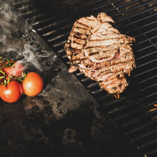 Bonfeu BonGrill pusapvalės plieninės grotelės Ø 120 VGRH6.1200