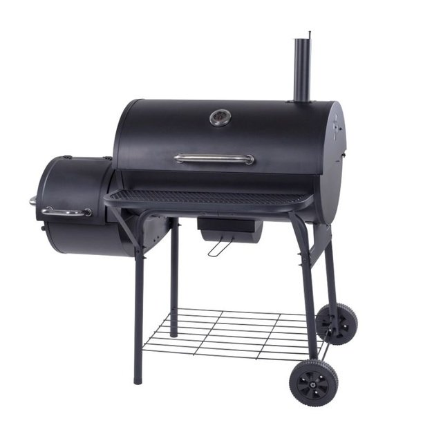 MASTER GRILL LOCOMOTIVE MG507 anglinis grilis su rūkykla