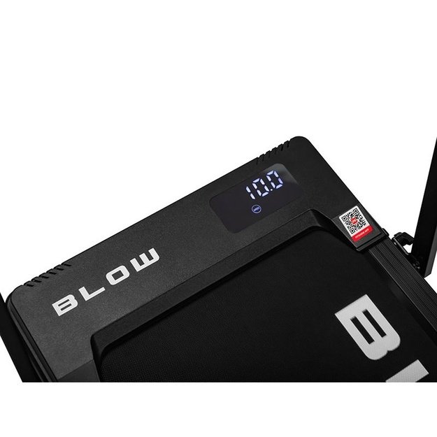 BLOW PowerRun X5 elektrinis bėgimo takelis, 1–10 km/h, juodas