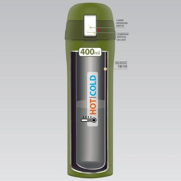 Maestro Force termo puodelis, 400 ml
