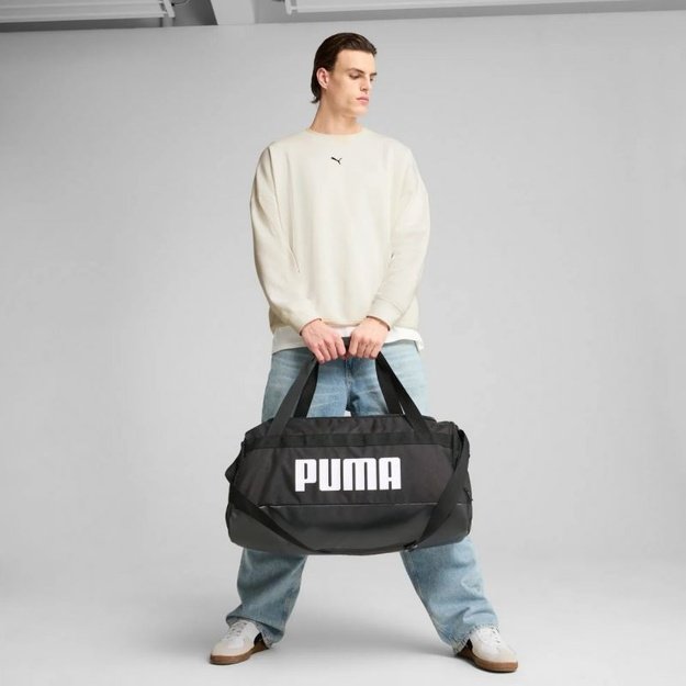 Puma Challenger Medium sportinis krepšys, 58 l, juodas