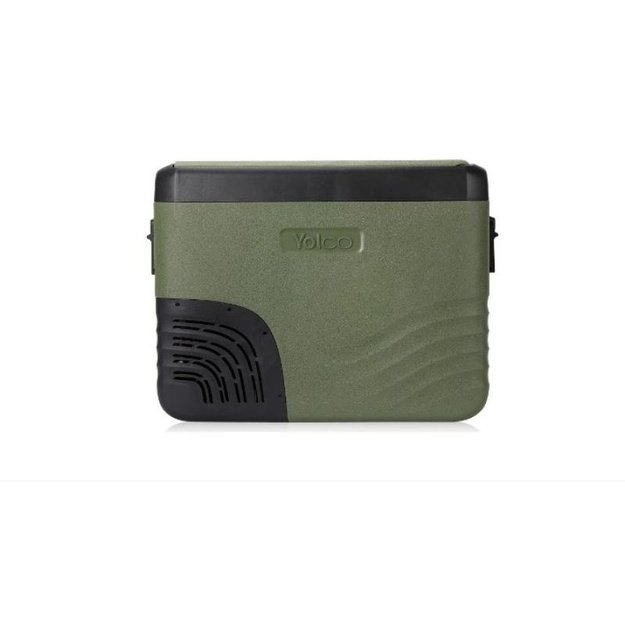 Yolco automobilinis šaldytuvas (kompresorinis), 34 l, žalias