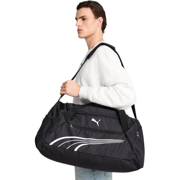 Puma Fundamental Medium sportinis krepšys, 49 l, juodas