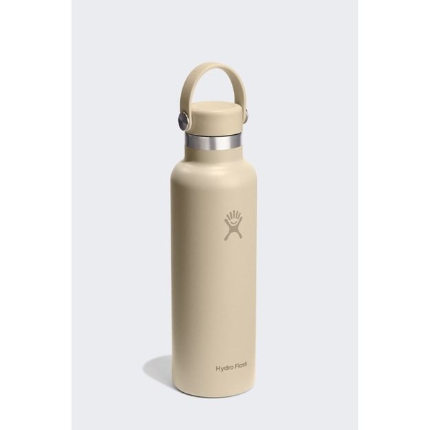 Hydro Flask Standard Mouth termo gertuvė su Flex Cap dangteliu, 621 ml, avižų smėlio