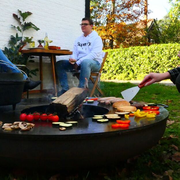 Grill Bonfeu BonPlancha Ø 120 plieninė lauko plancha 2