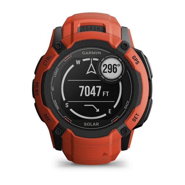 Garmin Instinct 2X Solar Red  GPS multisporto laikrodis 2