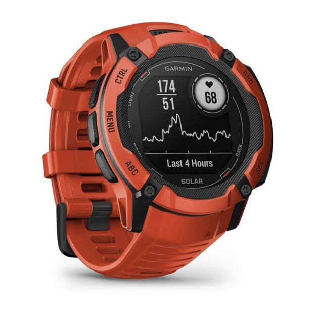 Garmin Instinct 2X Solar Red  GPS multisporto laikrodis 11