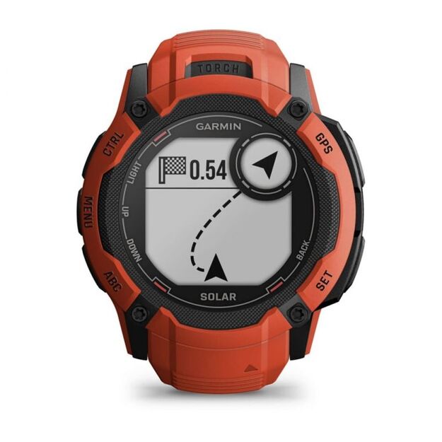 Garmin Instinct 2X Solar Red  GPS multisporto laikrodis 1
