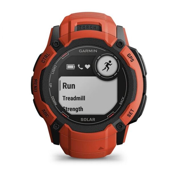 Garmin Instinct 2X Solar Red  GPS multisporto laikrodis 10